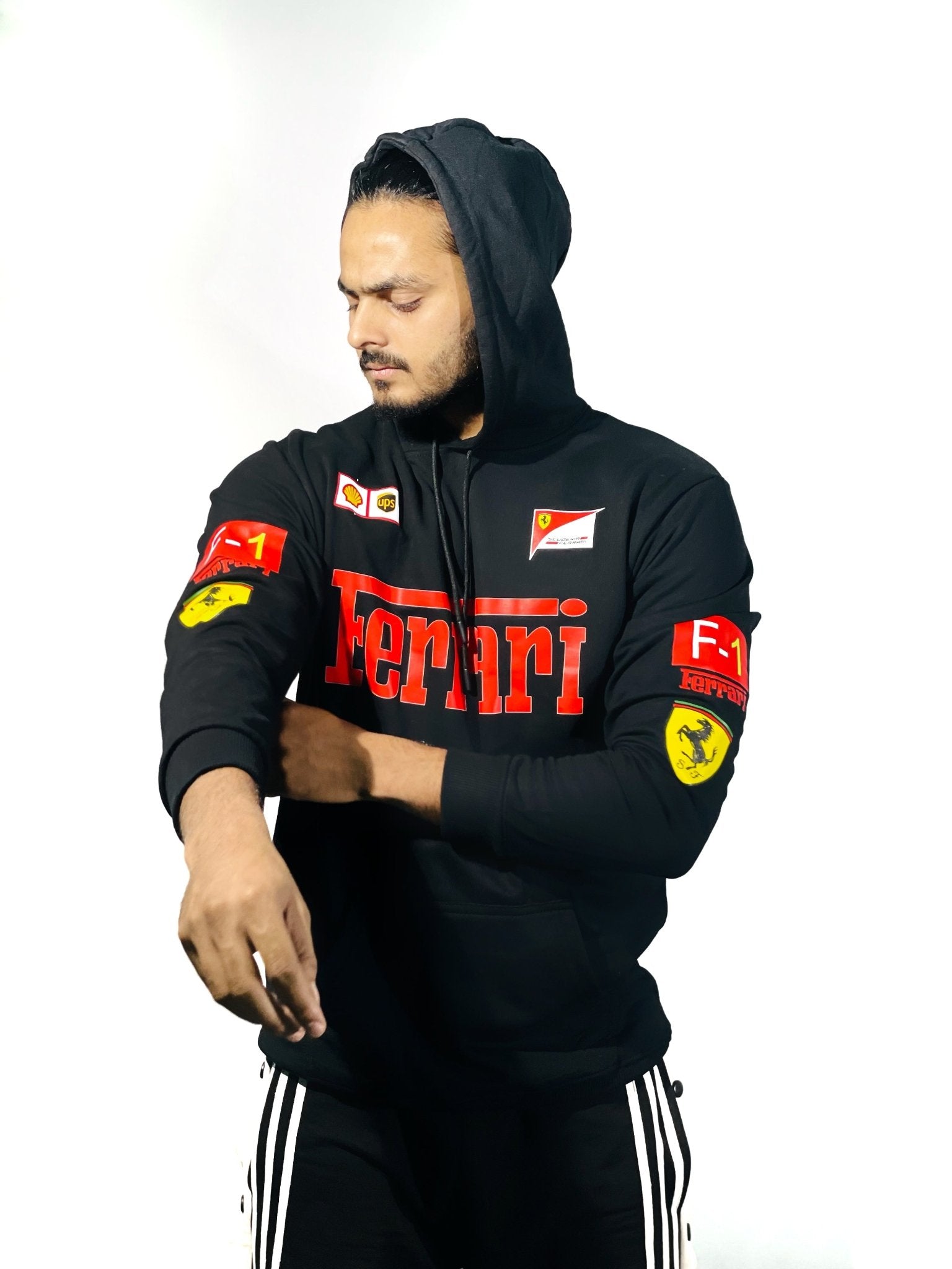 Ferrari f1 oversize Hoodie - wildbeast