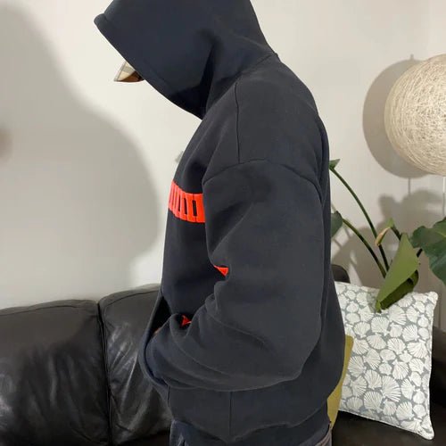 ‘I LOVE YOU THIS MUCH’ Black Premium Hoodie | WildBeast - wildbeast