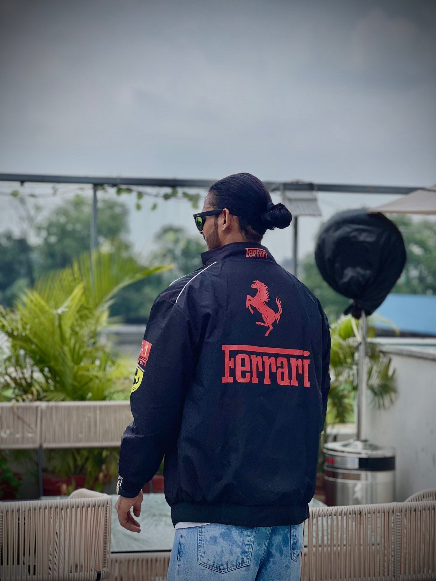 Racing Icon Black Ferrari F1 Vintage Jacket | For True Racers and Motorsport Enthusiasts |Wildbeast® - wildbeast