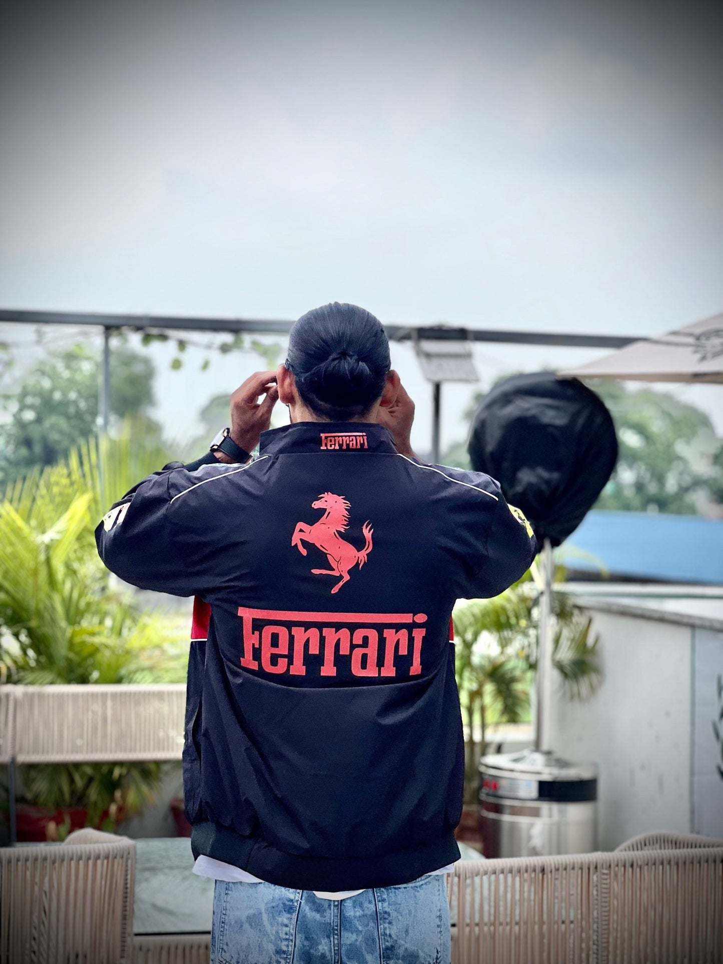 Racing Icon Black Ferrari F1 Vintage Jacket | For True Racers and Motorsport Enthusiasts |Wildbeast® - wildbeast