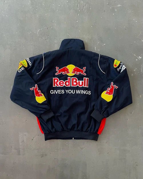 Red Bull Racing Embroidered Jacket – F1 Team Style | Wildbeast.in - wildbeast