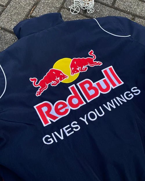 Red Bull Racing Embroidered Jacket – F1 Team Style | Wildbeast.in - wildbeast