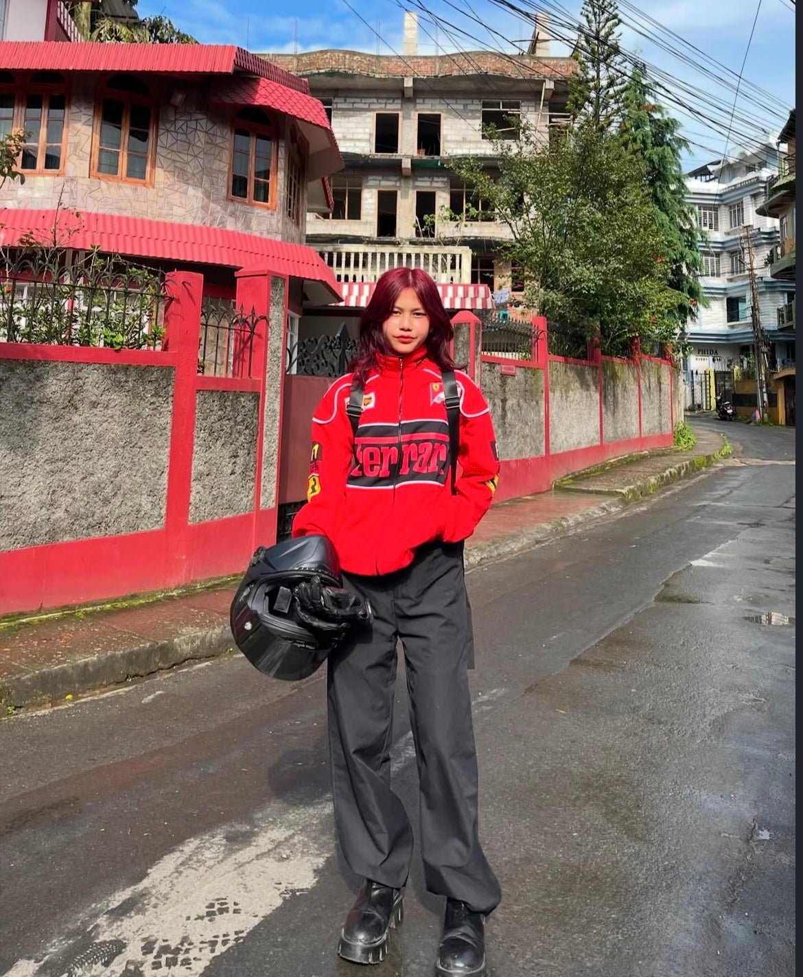 Red ferrari Racing Jacket – Motorsport Inspired Streetwear | Wildbeast® - wildbeast