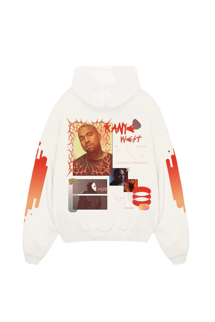 KANYE WEST ACID WASH HOODIE