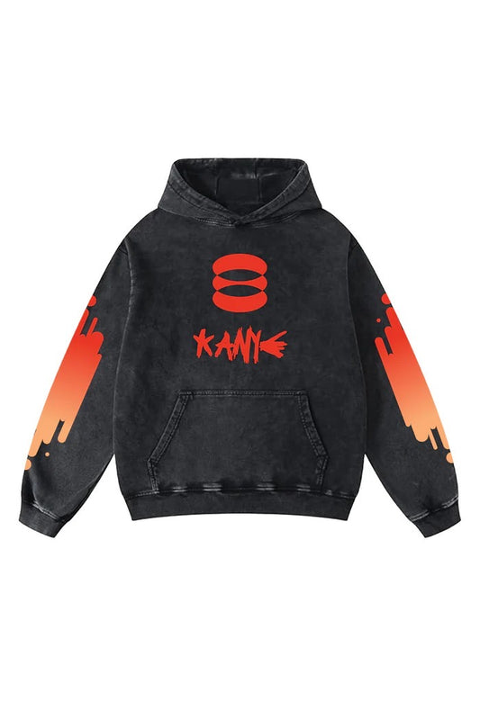 KANYE WEST ACID WASH HOODIE