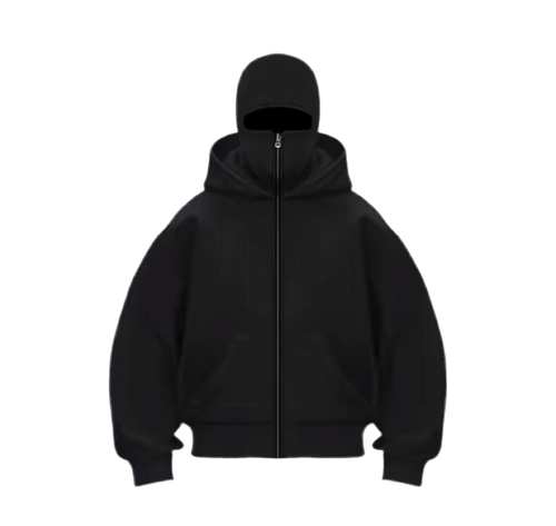 BALACLAVA ZIPPER HOODIE - wildbeast