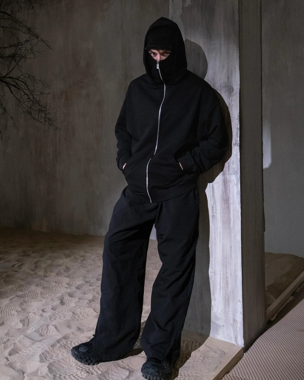 BALACLAVA ZIPPER HOODIE - wildbeast