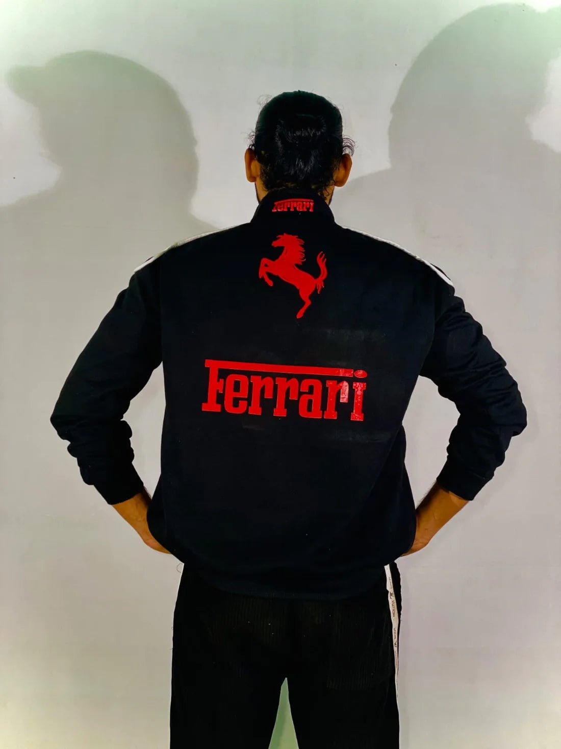 Ferrari F1 Racing Black Jacket – Premium Motorsport Style | Wildbeast® - wildbeast