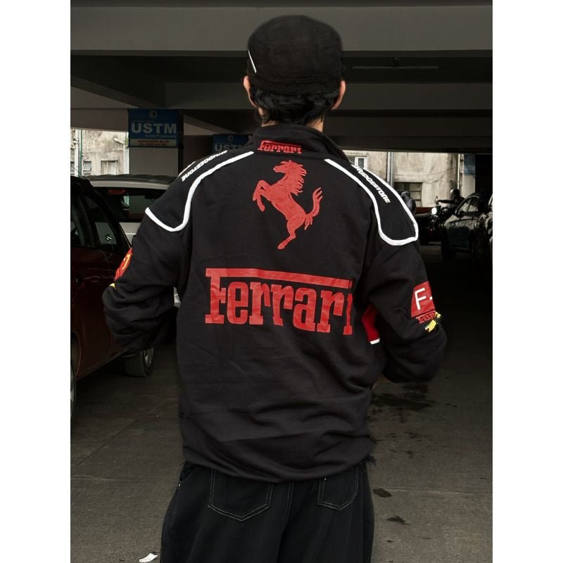Ferrari F1 Racing Jacket Black - wildbeast