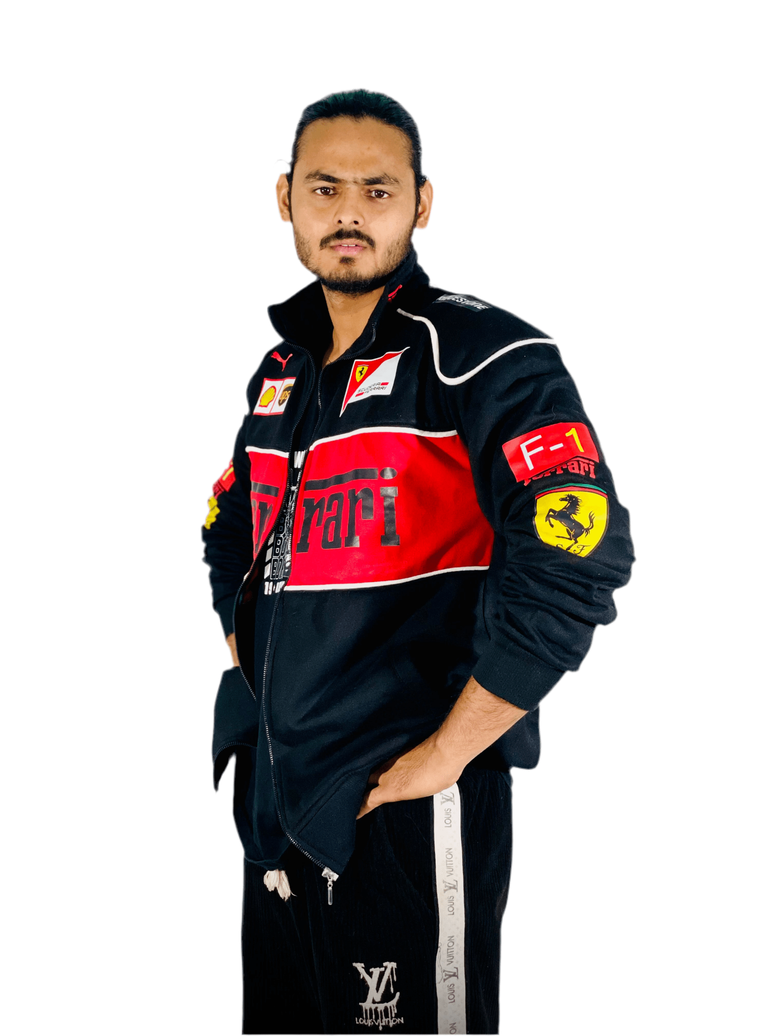 Ferrari F1 Racing Jacket Black - wildbeast