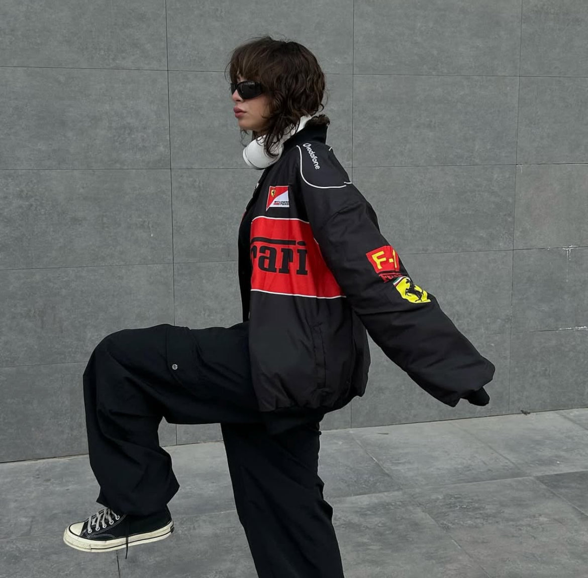 Ferrari F1 Racing Jacket Black - wildbeast