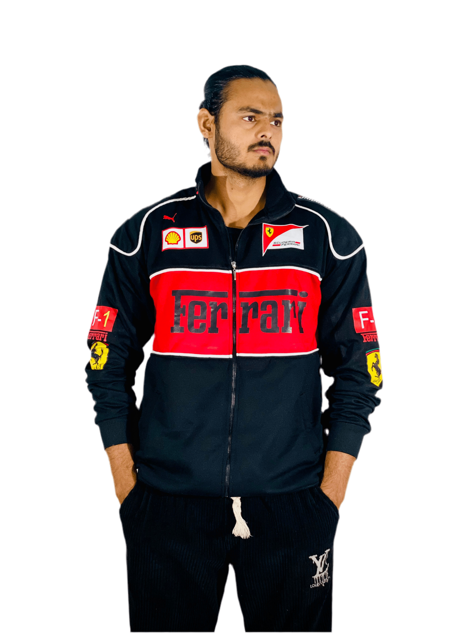 Ferrari F1 Racing Jacket Black - wildbeast