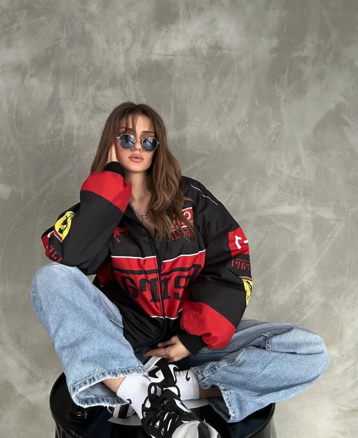 Ferrari F1 Racing Jacket Black - wildbeast