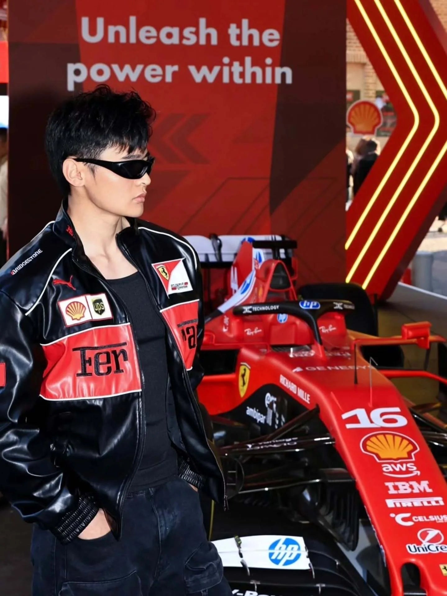 Ferrari Leather Jacket – Premium F1 Racing Style | Streetwear Edition | Wildbeast® - wildbeast