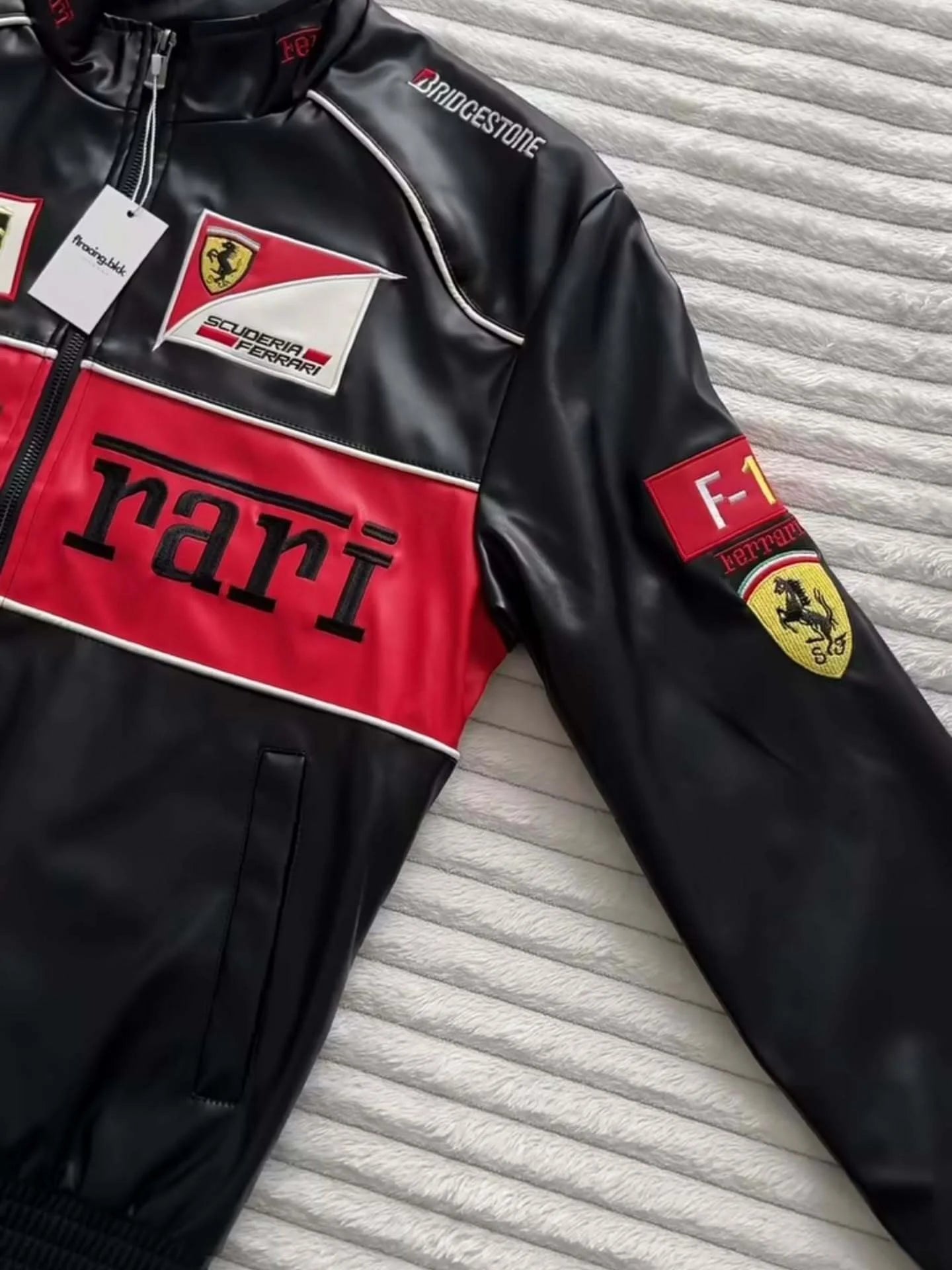 Ferrari Leather Jacket – Premium F1 Racing Style | Streetwear Edition | Wildbeast® - wildbeast