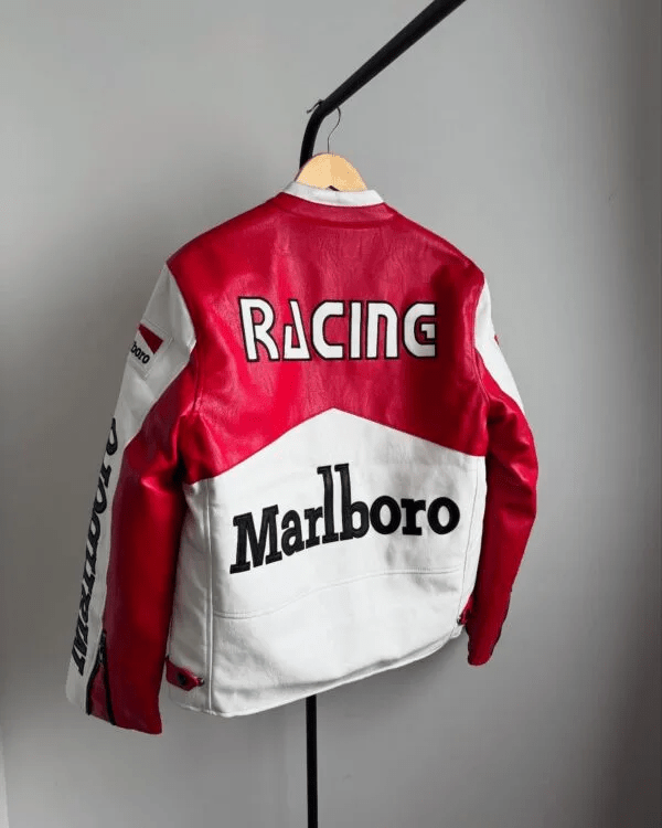 Marbolo Leather Premium Jacket - Vitage Racing Style | Wildbeast - wildbeast
