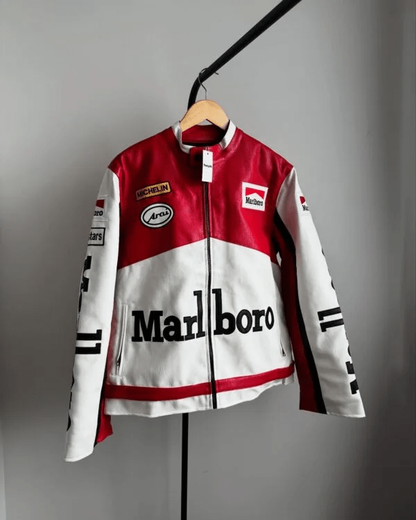 Marbolo Leather Premium Jacket - Vitage Racing Style | Wildbeast - wildbeast