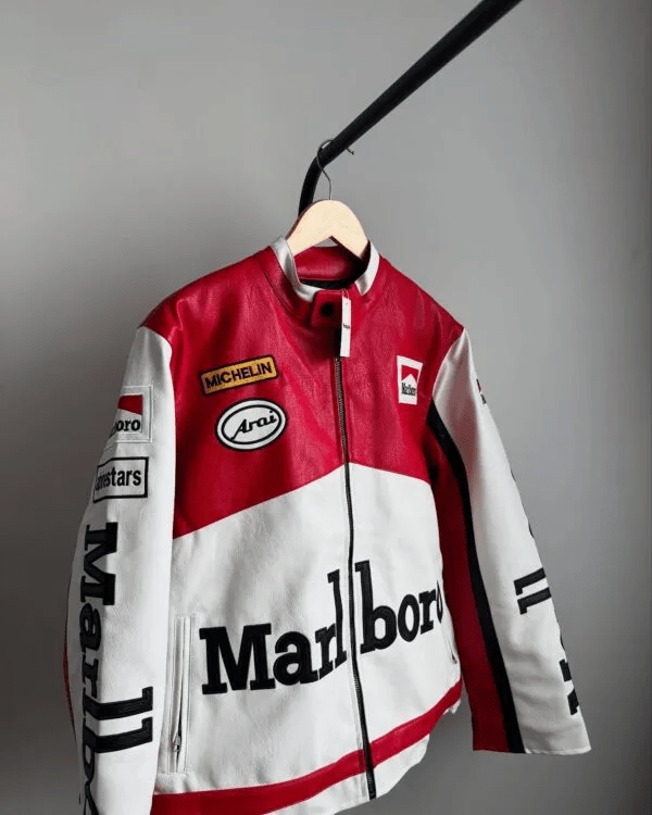 Marbolo Leather Premium Jacket - Vitage Racing Style | Wildbeast - wildbeast