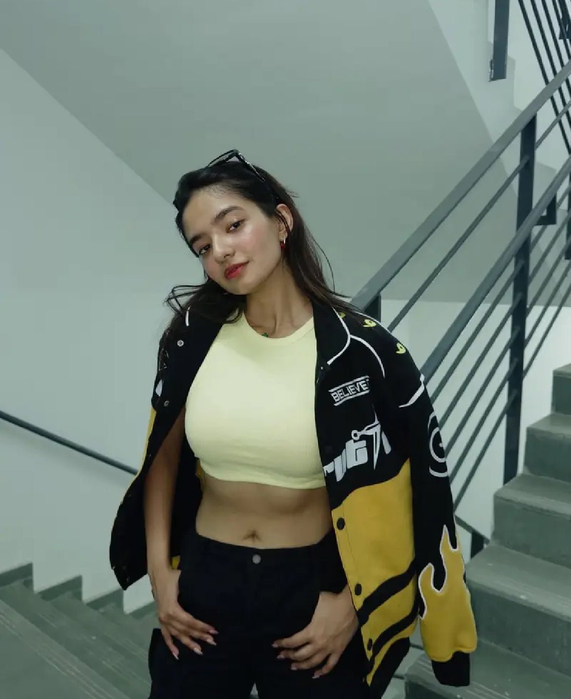 Naruto Uzumaki Flame Patch Jacket – Iconic Hokage Style| Worn by Anushka Sen - wildbeast