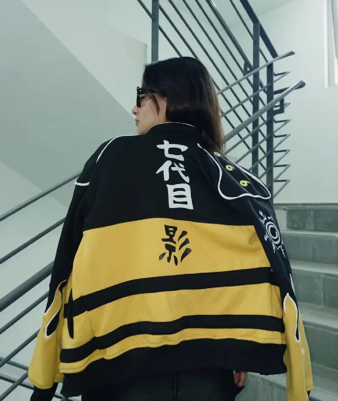 Naruto Uzumaki Flame Patch Jacket – Iconic Hokage Style| Worn by Anushka Sen - wildbeast