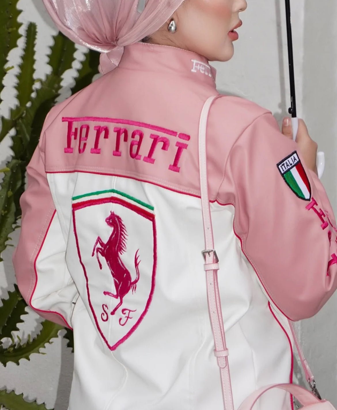 Pink Ferrari Leather Jacket | Wildbeast® Luxe Edition - wildbeast