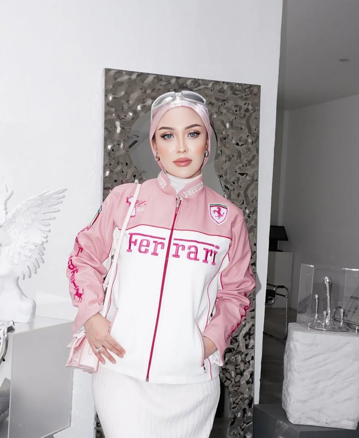 Pink Ferrari Leather Jacket | Wildbeast® Luxe Edition - wildbeast