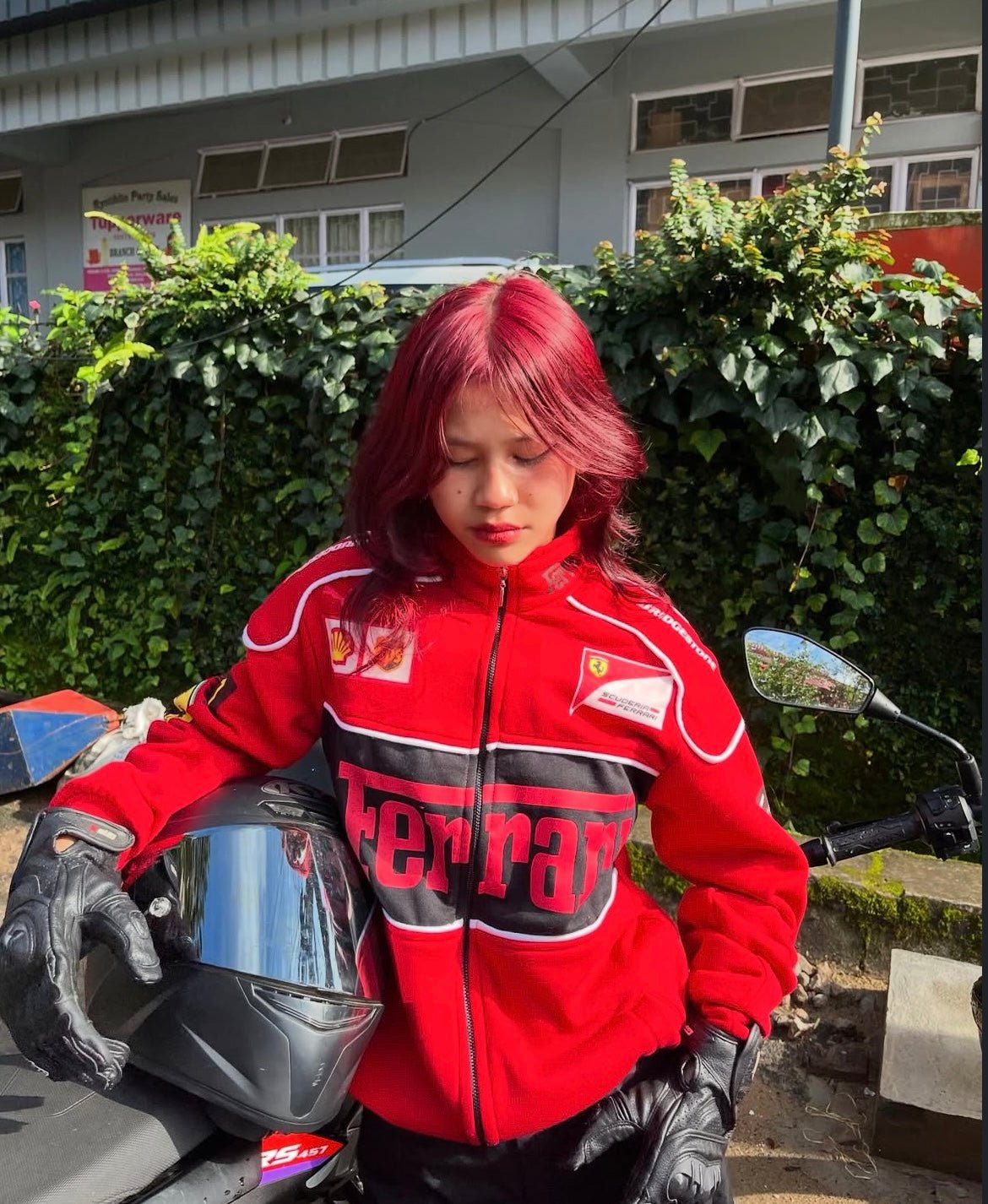 Red ferrari Racing Jacket – Motorsport Inspired Streetwear | Wildbeast® - wildbeast