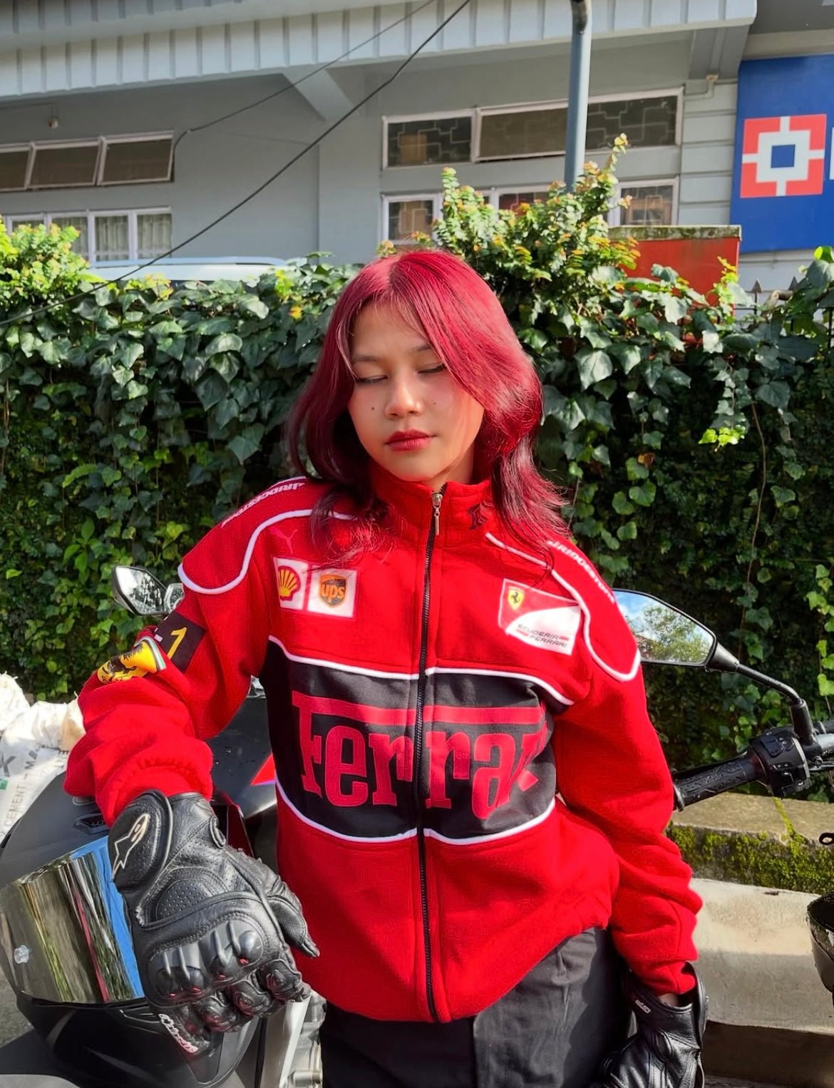 Red ferrari Racing Jacket – Motorsport Inspired Streetwear | Wildbeast® - wildbeast