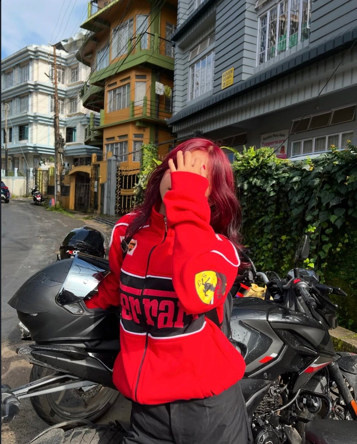 Red ferrari Racing Jacket – Motorsport Inspired Streetwear | Wildbeast® - wildbeast