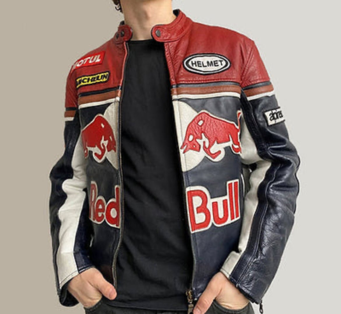 REDBULL RACING LEATHER JACKET - wildbeast