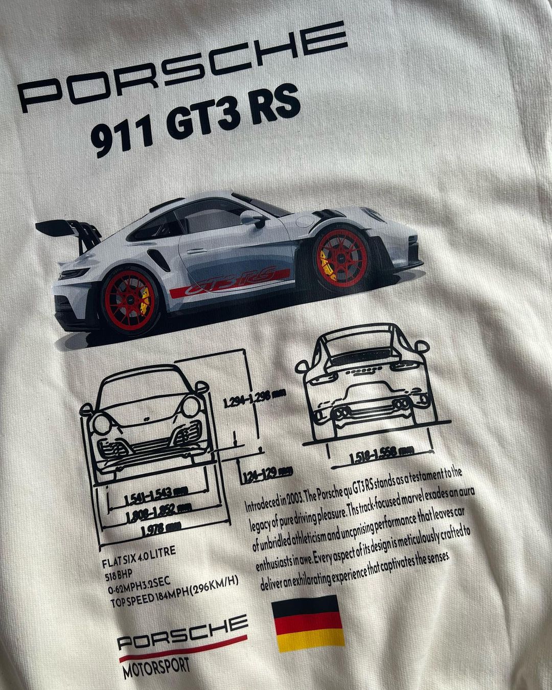 Wildbeast Porsche 911 Relaxed Fit Hoodie | Car Enthusiast Streetwear - wildbeast