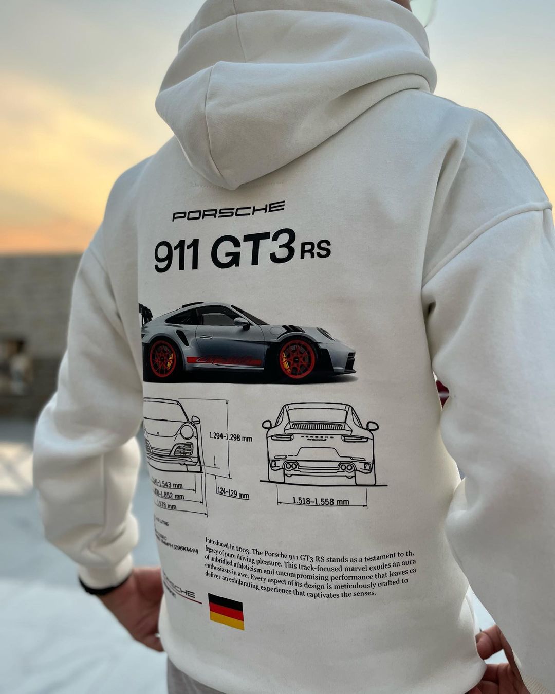 Wildbeast Porsche 911 Relaxed Fit Hoodie | Car Enthusiast Streetwear - wildbeast